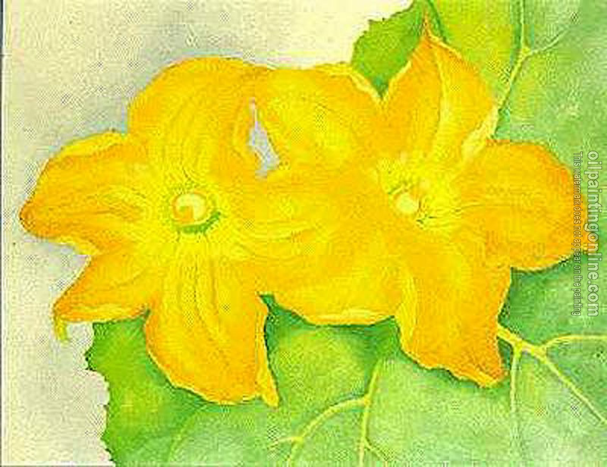 O Keeffe, Georgia - Squash Blossoms